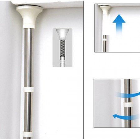 Ъглова етажерка за баня с 4 рафта TW 302 - Image 3