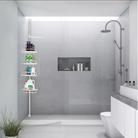 Ъглова етажерка за баня с 4 рафта TW 302 - Image 5