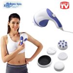 Антицелулитен масажор Relax Spin Tone с приставки – подходящ за масаж на бедра, корем, ръце и ханш